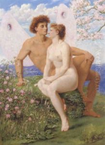 Amor Og Psyke by Rudolf Blind