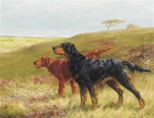Setters On A Moor by Thomas Blinks