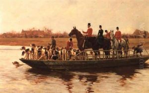 A Hunting Party On A Barge A Hunting Party On A Barge