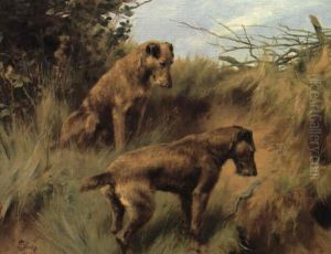 Irish Terriers by Thomas Blinks