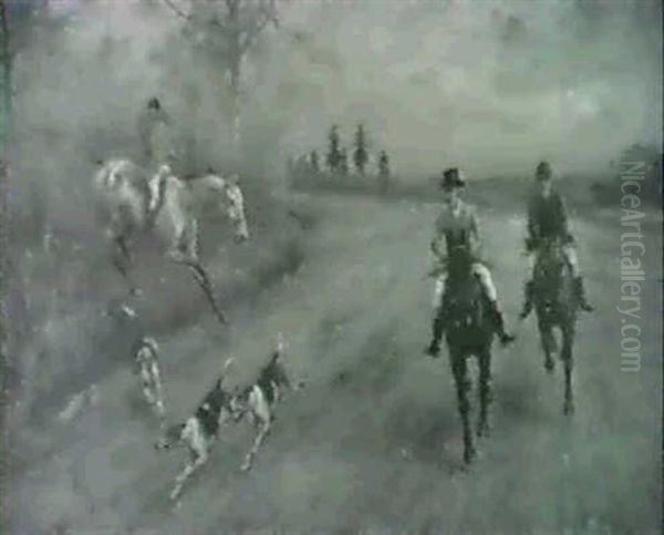 The Pursuit/a Hunting Scene - view 1