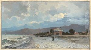 Plage De La Mer Noire by Leonid Demyanovich Blinov