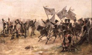 Szene Aus Den Napoleonischen Kriegen by Alexandre Bloch