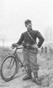 Soldier With Bicycle by Alexandre Bloch