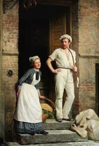 En Bager, Der Kjoler Sig by Carl Heinrich Bloch