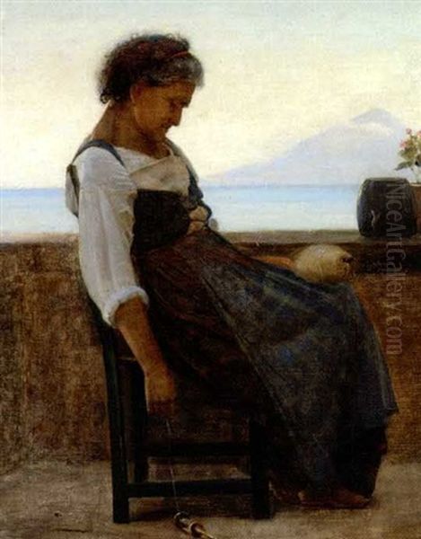 Italiensk Morlille Tager Sig Et Hvil - view 1