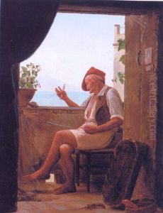 En Fisker Fra Sorrent by Carl Heinrich Bloch