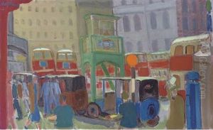 Bus Station At Victoria, London