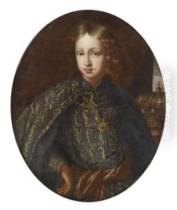 Bildnis Des Spateren Kaisers Joseph I. (1678-1711) Als Konig Von Ungarn by Benjamin Von Block