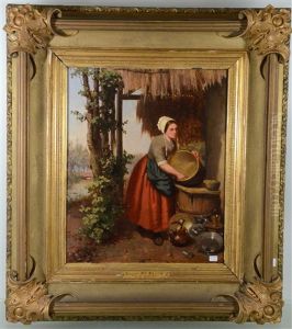 Jeune Femme Aux Cuivres