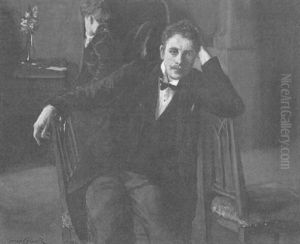 Von Einander Abgewandtes Paar by Josef Block