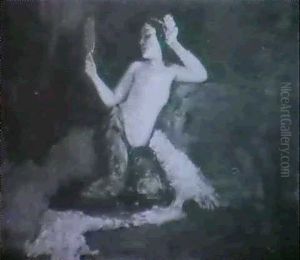 Weiblicher Halbakt