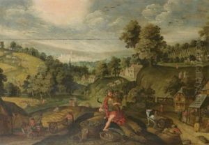 Paysage Avec Bacchus Ou L'allegorie De L'automne
