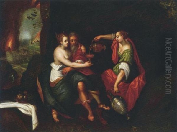 Lot And His Daughters - view 1