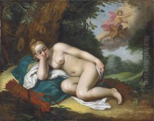 Jupiter And Callisto by Abraham Bloemaert