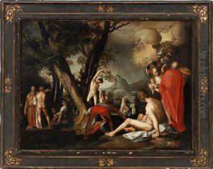 Baptism Of Christ by Abraham Bloemaert