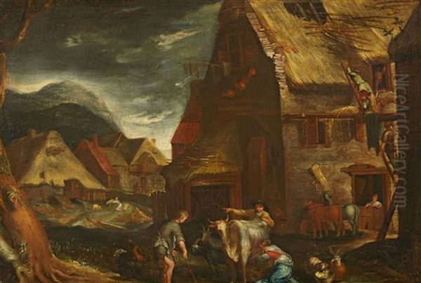 A Village Scene - view 1