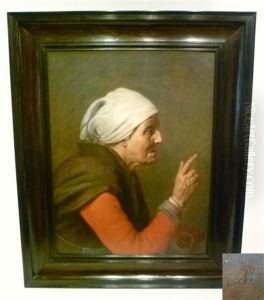 Portrait D'une Vieille Dame by Abraham Bloemaert