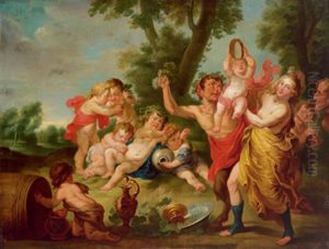 Bacchanal by Abraham Bloemaert