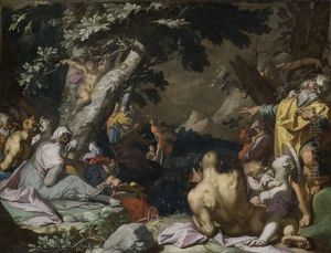 The Miracle Of The Loaves (jesus Feeds The Five Thousand) by Abraham Bloemaert