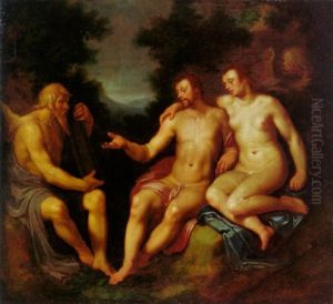 Allegory Of Time by Abraham Bloemaert