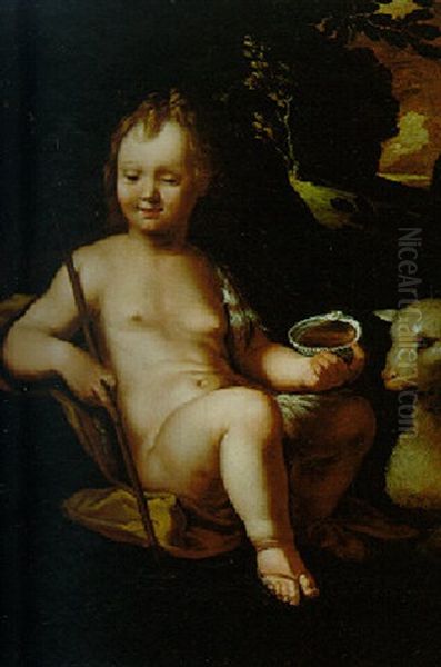 Saint John The Baptist In A Landscape - view 1