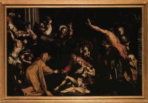 Resurrezione Di Lazzaro by Abraham Bloemaert