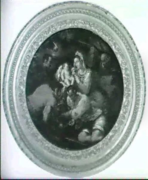 Den Hellige Familie (diam 19cm.) - view 1