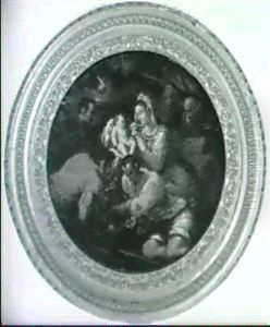 Den Hellige Familie (diam 19cm.) Den Hellige Familie (diam 19cm.)
