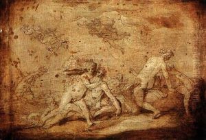 Neptune And Amphitrite by Abraham Bloemaert
