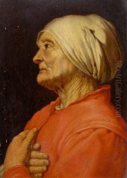 Portrait Of An Old Woman - view 1