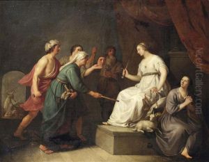 An Allegory Of Justitia Protecting Innocence From Calumny, Treachery And Deceit