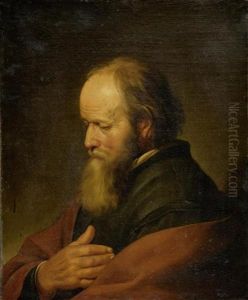 Portrait Eines Bartigen Mannes by Hendrick Bloemaert