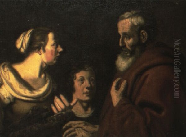 Abraham Casting Out Hagar And Ishmael - view 1
