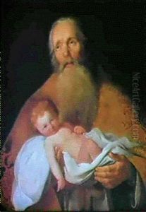 Simeon Mit Dem Jesusknaben Im Arm