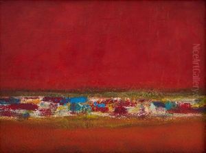 Landschap by Herman Antoine de Bloeme