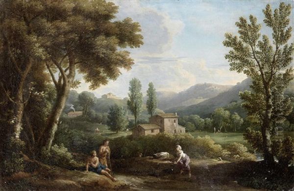 An Extensive River Landscape - view 1