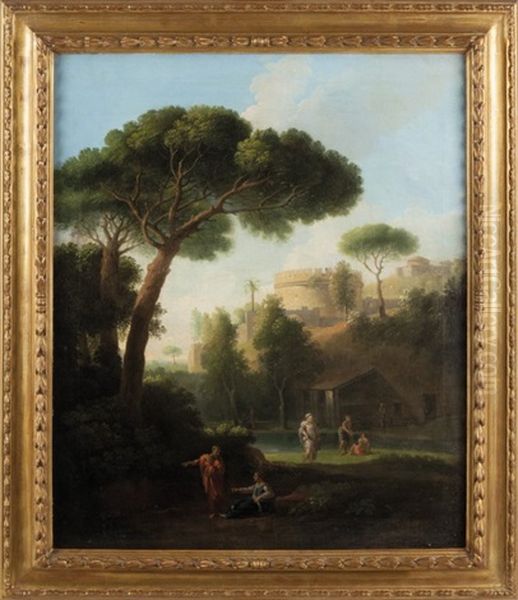 Paesaggio Con Figure Ed Architetture - view 1