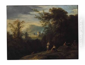 A Landscape With Shepherds, A Town Beyond