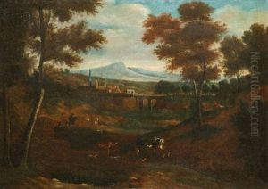 Paysage Mediterraneen Anime D'une Chasse Au Cerf