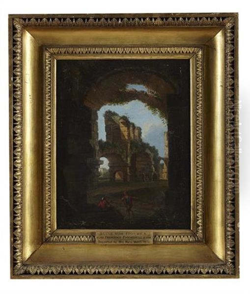 Figures By Ruins - view 1