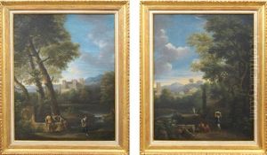 Paysages Classiques Animes De Personnages (2 Works)
