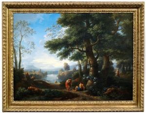 Arkadische Flusslandschaft
