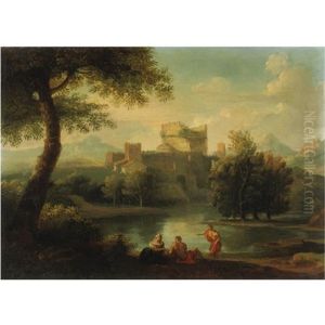 Paesaggio Con La Tomba Di Cecilia Metella by Jan Frans van Bloemen