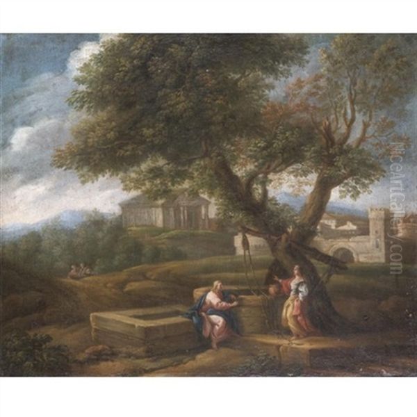 A Classical Landscape With Christ And The Woman Of Samaria - view 1