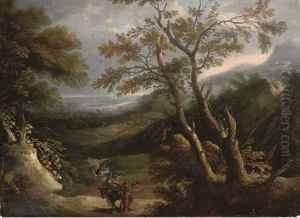 The Flight Into Egypt by Jan Frans van Bloemen