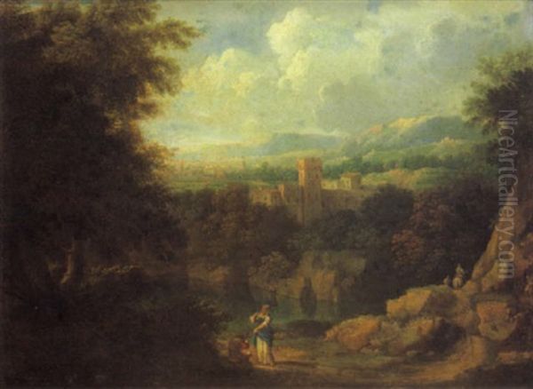 Personnages Au Bord De La Riviere - view 1