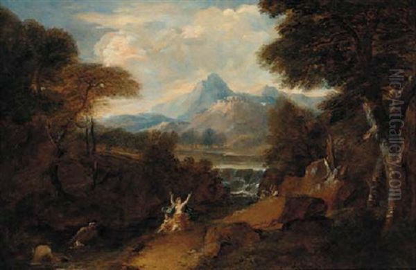 A Classical Landscape With Venus Surprised By Satyrs - view 1