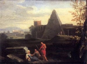 Personnages Pres De Ruines Antiques