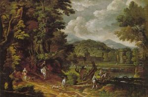 Paesaggio Fluviale Con Figure thumbnail